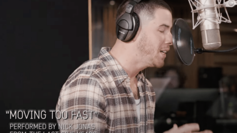 Nick Jonas recording for "The Last Five Years" (YouTube)